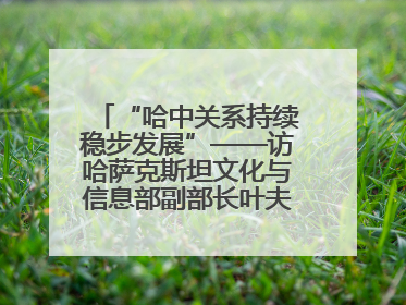 “哈中关系持续稳步发展”——访哈萨克斯坦文化与信息部副部长叶夫根尼·科切托夫