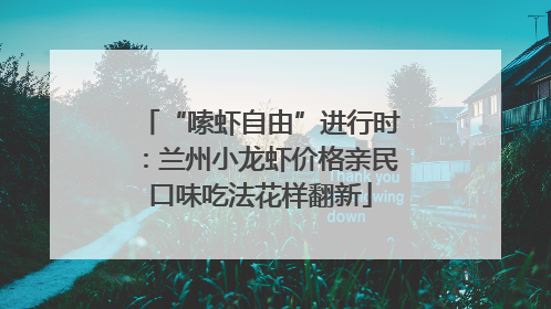 “嗦虾自由”进行时：兰州小龙虾价格亲民口味吃法花样翻新