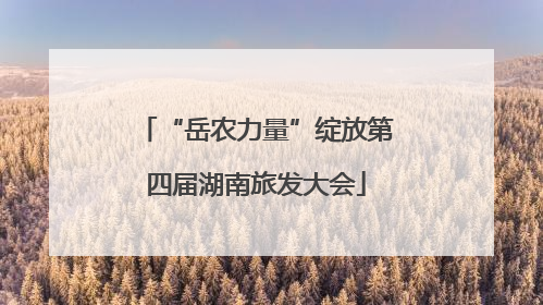 “岳农力量”绽放第四届湖南旅发大会