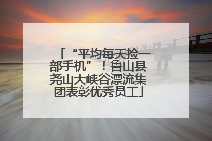“平均每天捡一部手机”！鲁山县尧山大峡谷漂流集团表彰优秀员工