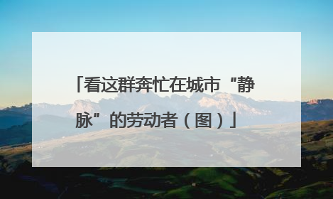 看这群奔忙在城市“静脉”的劳动者（图）