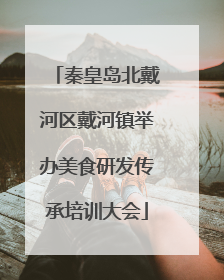 秦皇岛北戴河区戴河镇举办美食研发传承培训大会