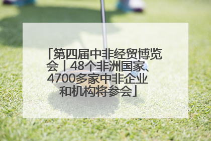第四届中非经贸博览会丨48个非洲国家、4700多家中非企业和机构将参会