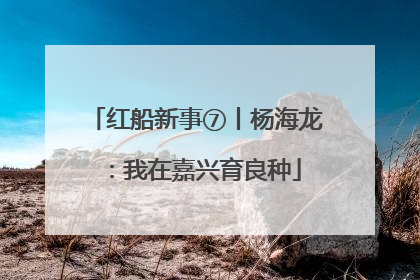 红船新事⑦丨杨海龙：我在嘉兴育良种