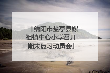 绵阳市盐亭县嫘祖镇中心小学召开期末复习动员会