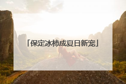 保定冰柿成夏日新宠
