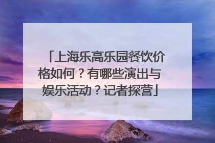 上海乐高乐园餐饮价格如何？有哪些演出与娱乐活动？记者探营