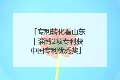专利转化看山东｜淄博2项专利获中国专利优秀奖