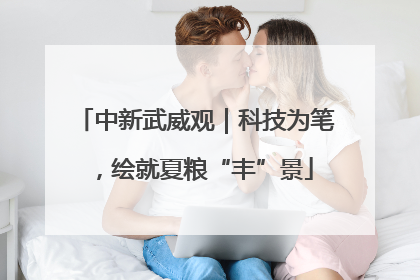 中新武威观｜科技为笔，绘就夏粮“丰”景