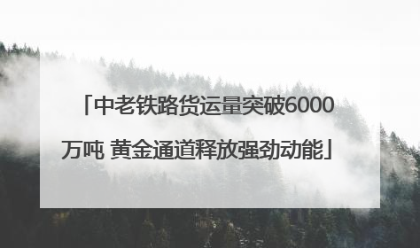 中老铁路货运量突破6000万吨 黄金通道释放强劲动能