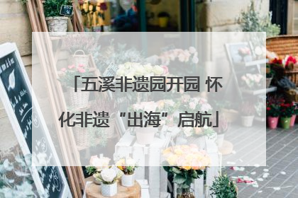 五溪非遗园开园 怀化非遗“出海”启航