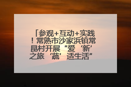 参观+互动+实践！常熟市沙家浜镇常昆村开展“爱‘新’之旅‘蔬’适生活”参观学习活动