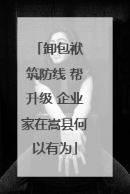 卸包袱 筑防线 帮升级 企业家在嵩县何以有为