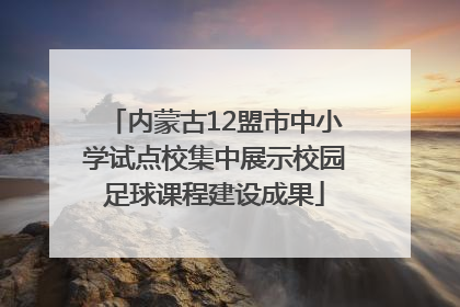 内蒙古12盟市中小学试点校集中展示校园足球课程建设成果