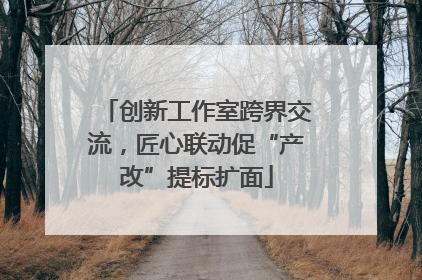 创新工作室跨界交流，匠心联动促“产改”提标扩面