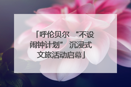 呼伦贝尔 “不设闹钟计划” 沉浸式文旅活动启幕