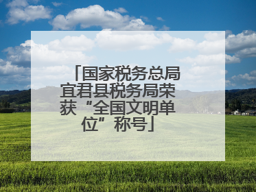 国家税务总局宜君县税务局荣获“全国文明单位”称号