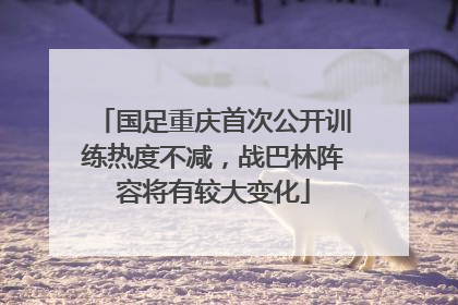 国足重庆首次公开训练热度不减，战巴林阵容将有较大变化