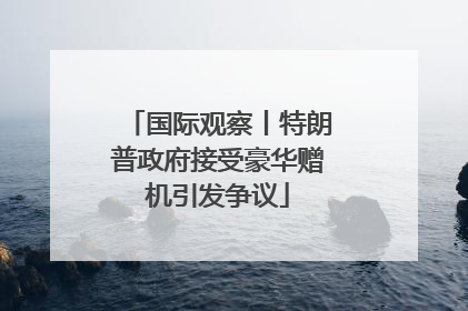 国际观察丨特朗普政府接受豪华赠机引发争议