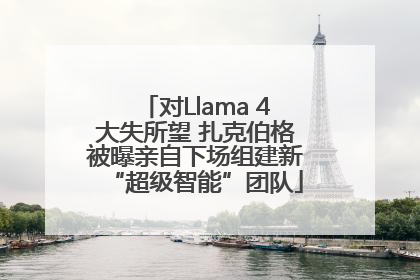 对Llama 4大失所望 扎克伯格被曝亲自下场组建新“超级智能”团队