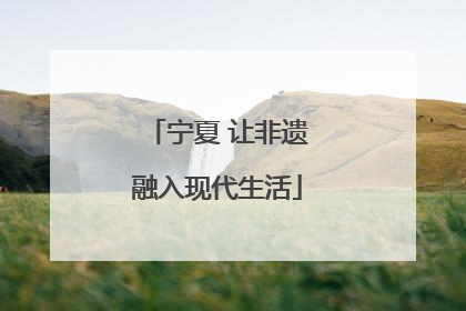 宁夏 让非遗融入现代生活