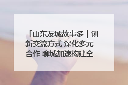山东友城故事多｜创新交流方式 深化多元合作 聊城加速构建全球友城新格局