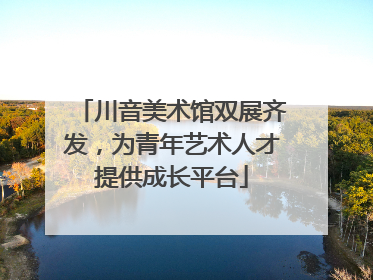 川音美术馆双展齐发，为青年艺术人才提供成长平台