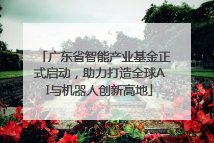 广东省智能产业基金正式启动，助力打造全球AI与机器人创新高地