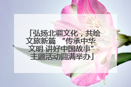 弘扬北疆文化，共绘文旅新篇 “传承中华文明 讲好中国故事” 主题活动圆满举办