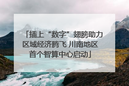 插上“数字”翅膀助力区域经济腾飞 川南地区首个智算中心启动