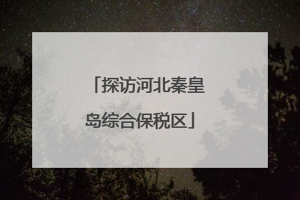 探访河北秦皇岛综合保税区