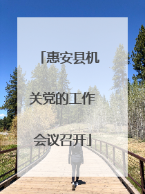 惠安县机关党的工作会议召开
