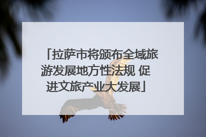 拉萨市将颁布全域旅游发展地方性法规 促进文旅产业大发展