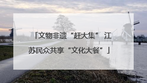 文物非遗“赶大集” 江苏民众共享“文化大餐”