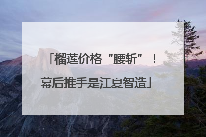 榴莲价格“腰斩”！幕后推手是江夏智造