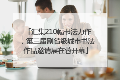 汇集210幅书法力作，第三届副省级城市书法作品邀请展在蓉开幕