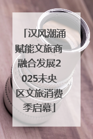 汉风潮涌赋能文旅商融合发展2025未央区文旅消费季启幕