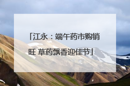 江永：端午药市购销旺 草药飘香迎佳节