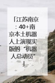 江苏南京：40+南京本土机器人上演现实版的“机器人总动员”