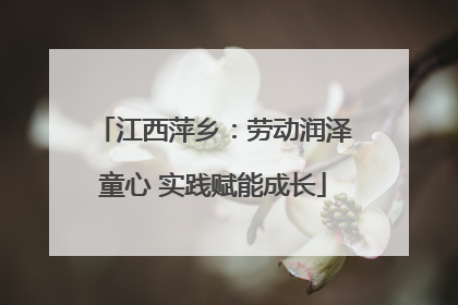 江西萍乡：劳动润泽童心 实践赋能成长