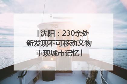 沈阳：230余处新发现不可移动文物重现城市记忆