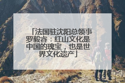 法国驻沈阳总领事罗毅睿：红山文化是中国的瑰宝，也是世界文化遗产