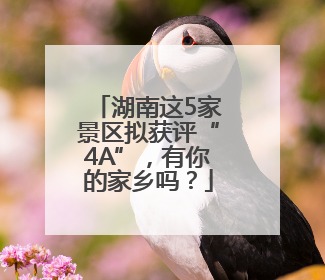 湖南这5家景区拟获评“4A”，有你的家乡吗？