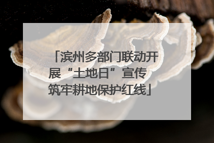 滨州多部门联动开展“土地日”宣传 筑牢耕地保护红线