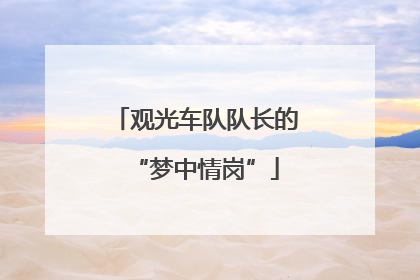 观光车队队长的“梦中情岗”