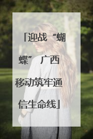 迎战“蝴蝶” 广西移动筑牢通信生命线