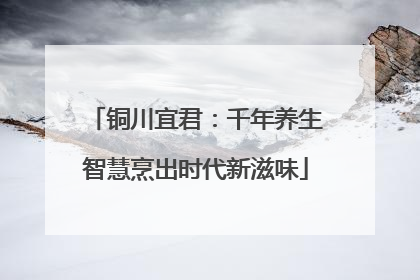 铜川宜君：千年养生智慧烹出时代新滋味