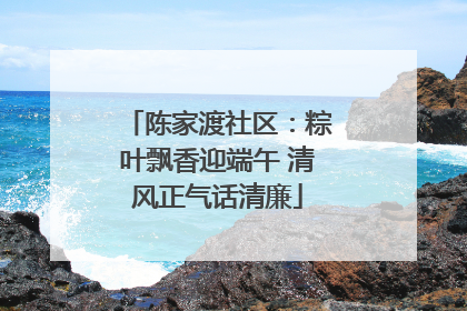 陈家渡社区：粽叶飘香迎端午 清风正气话清廉