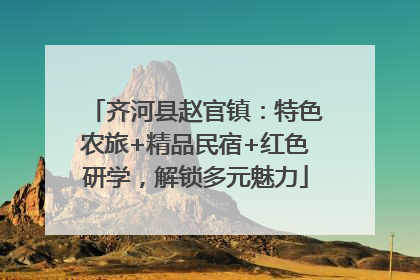齐河县赵官镇：特色农旅+精品民宿+红色研学，解锁多元魅力