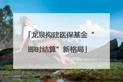 龙泉构建医保基金“即时结算”新格局